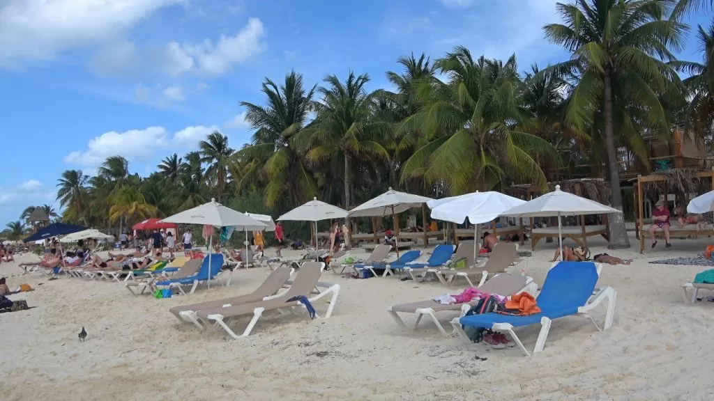 Playa centro isla Mujeres