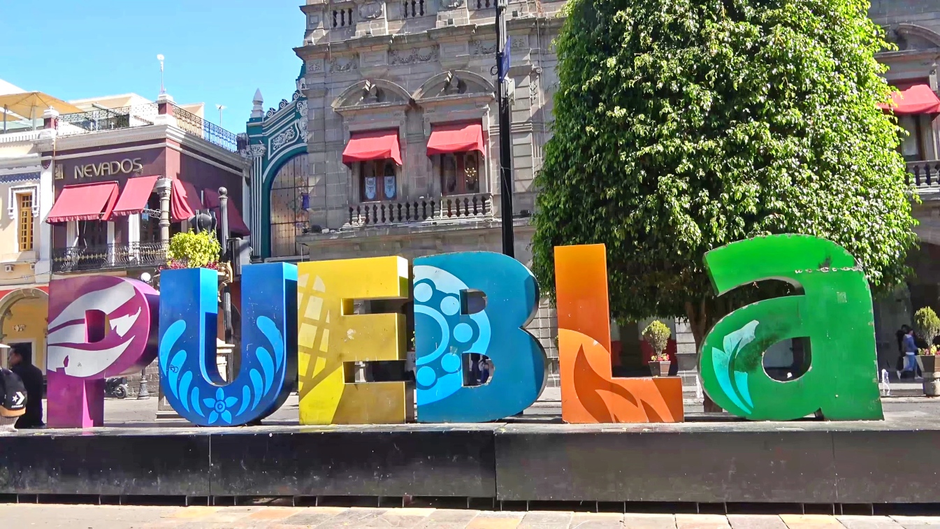 Letras en la Ciudad de Puebla